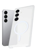 Mey İthalat® Samsung Galaxy S25 Plus Kılıf PC Zara Magsafe Şeffaf Kılıf - Şeffaf