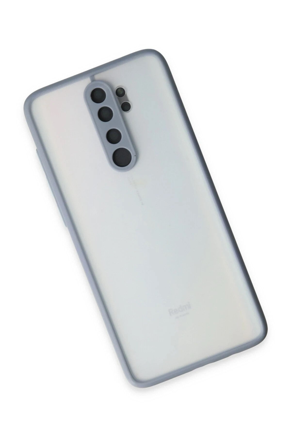 Mey İthalat® Redmi Note 8 Pro Kılıf Montreal Silikon Kapak - Gri