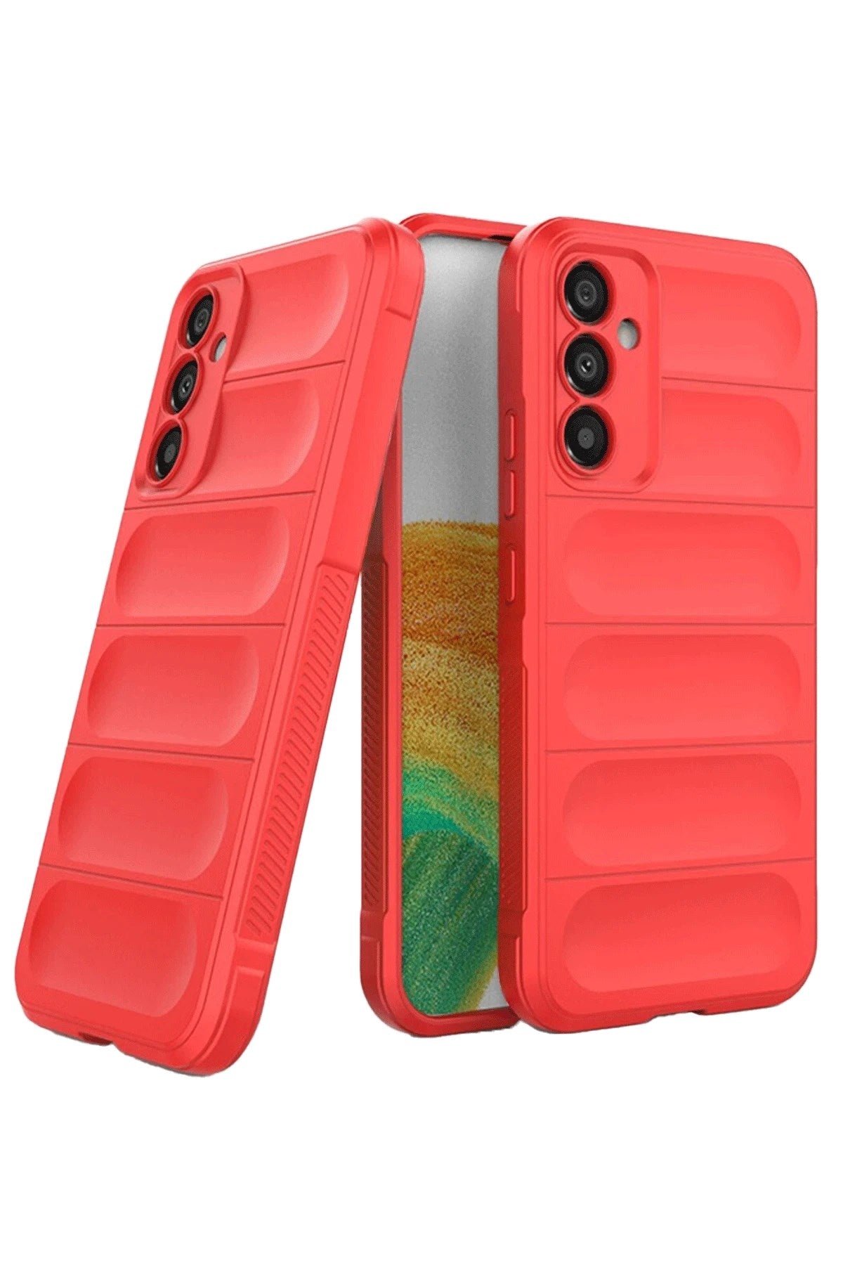 Mey İthalat® Samsung A36 Kılıf Optimum Silikon - Kırmızı