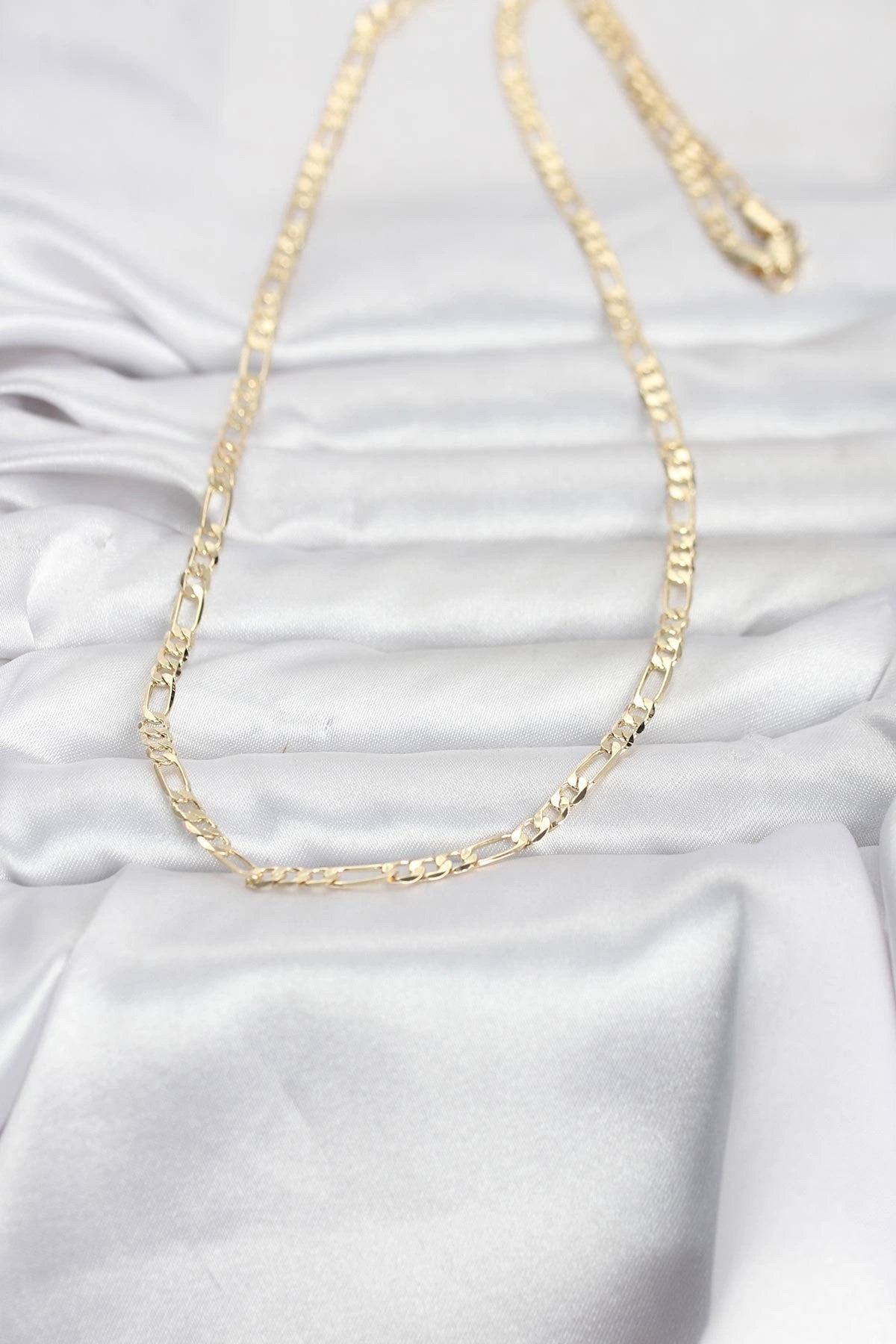 Mey İthalat® CM 14K Gold Renk Kuşgözü Zincir Model 60 cm Kadın Kolye