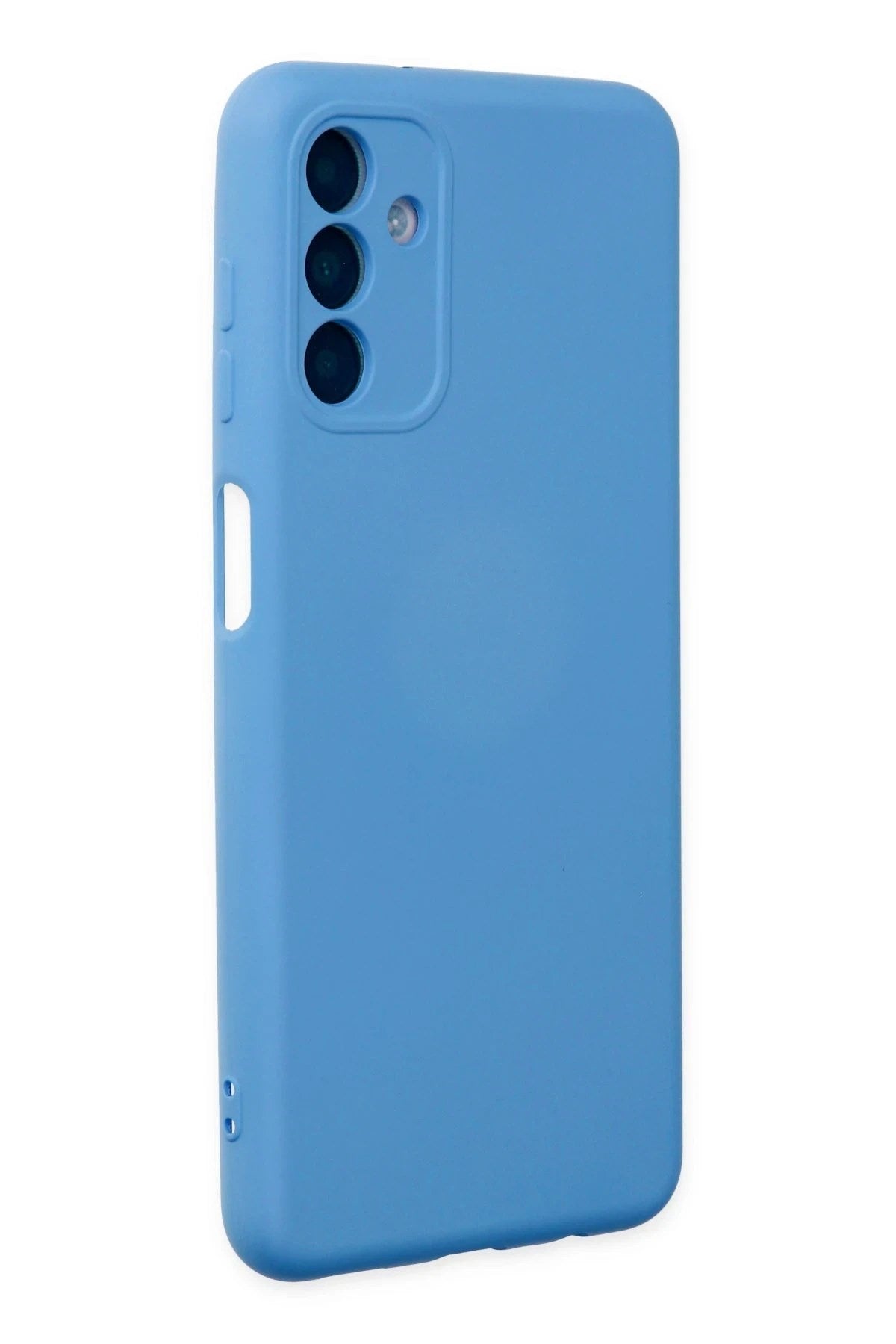 Mey İthalat® Samsung Galaxy A04S Kılıf Nano içi Kadife Silikon - Mavi