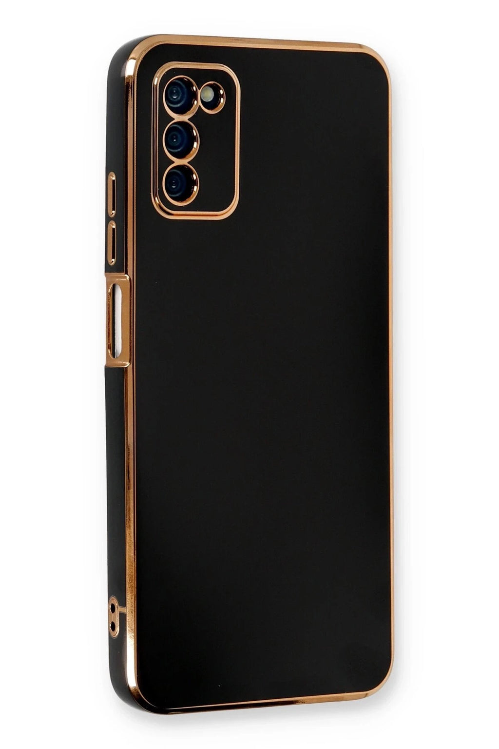 Mey İthalat® Samsung Galaxy A03S Kılıf Volet Silikon - Siyah