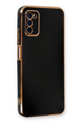 Mey İthalat® Samsung Galaxy A03S Kılıf Volet Silikon - Siyah