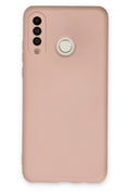 Mey İthalat® Huawei P30 Lite Kılıf Nano içi Kadife Silikon - Pudra