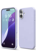 Mey İthalat® iPhone 16 Plus Kılıf Nano içi Kadife Silikon - Lila