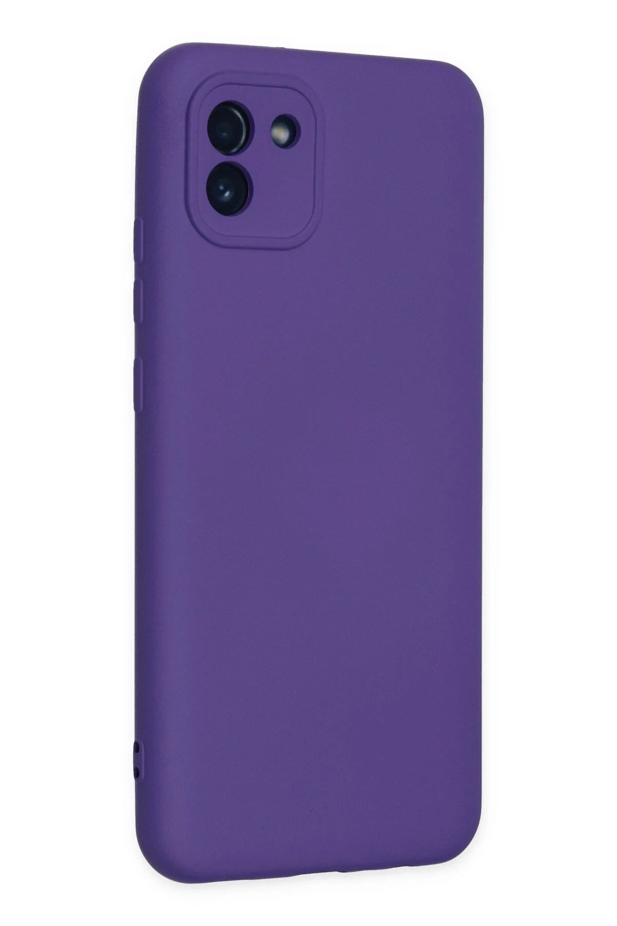 Mey İthalat® Samsung Galaxy A03 Kılıf Nano içi Kadife Silikon - Mor