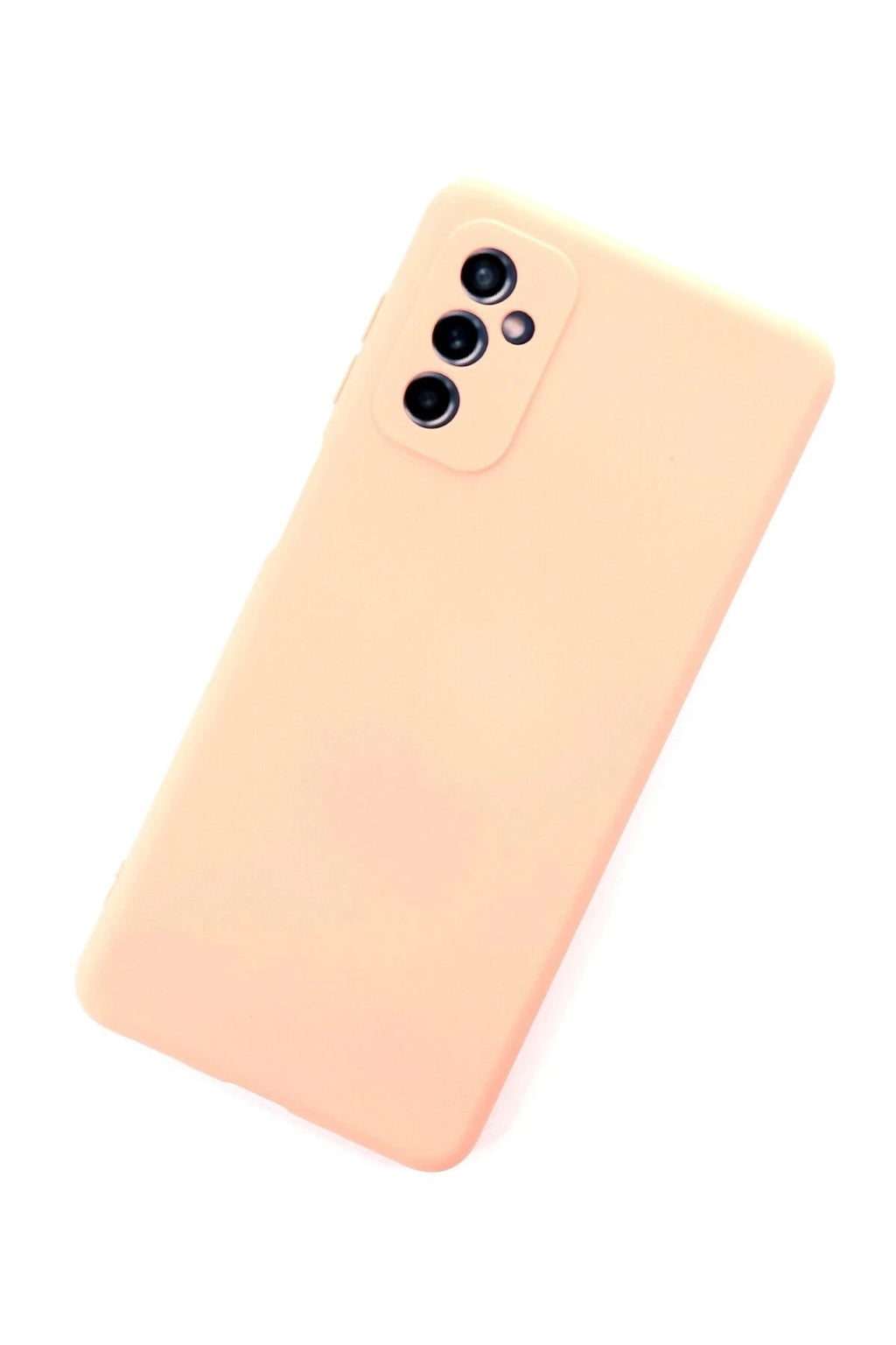 Mey İthalat® Samsung Galaxy M52 5G Kılıf Nano içi Kadife Silikon - Pudra