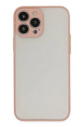 Mey İthalat® iPhone 14 Pro Max Kılıf Montreal Silikon Kapak - Pembe