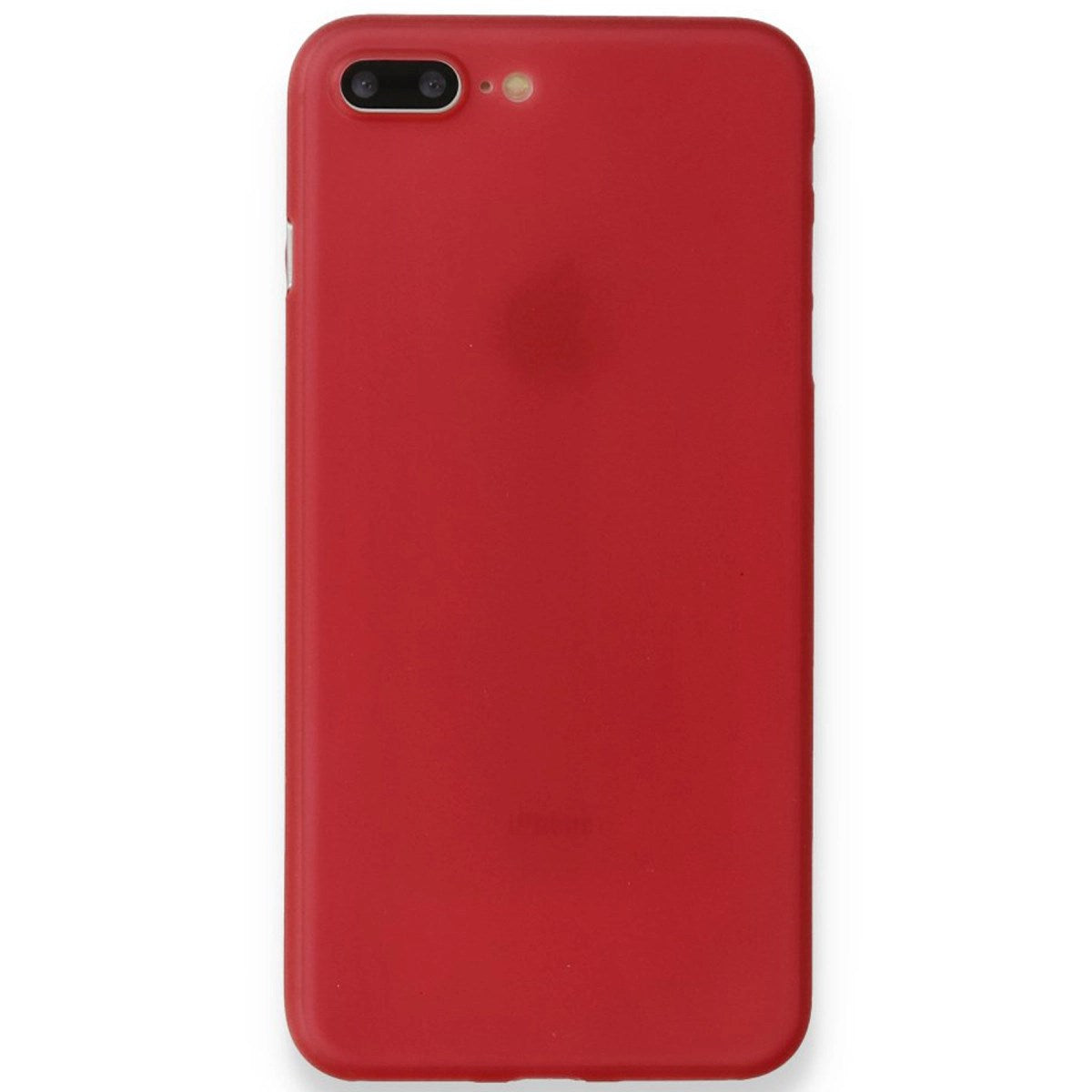 Mey İthalat® iPhone 8 Plus Kılıf PP Ultra İnce Kapak - Kırmızı