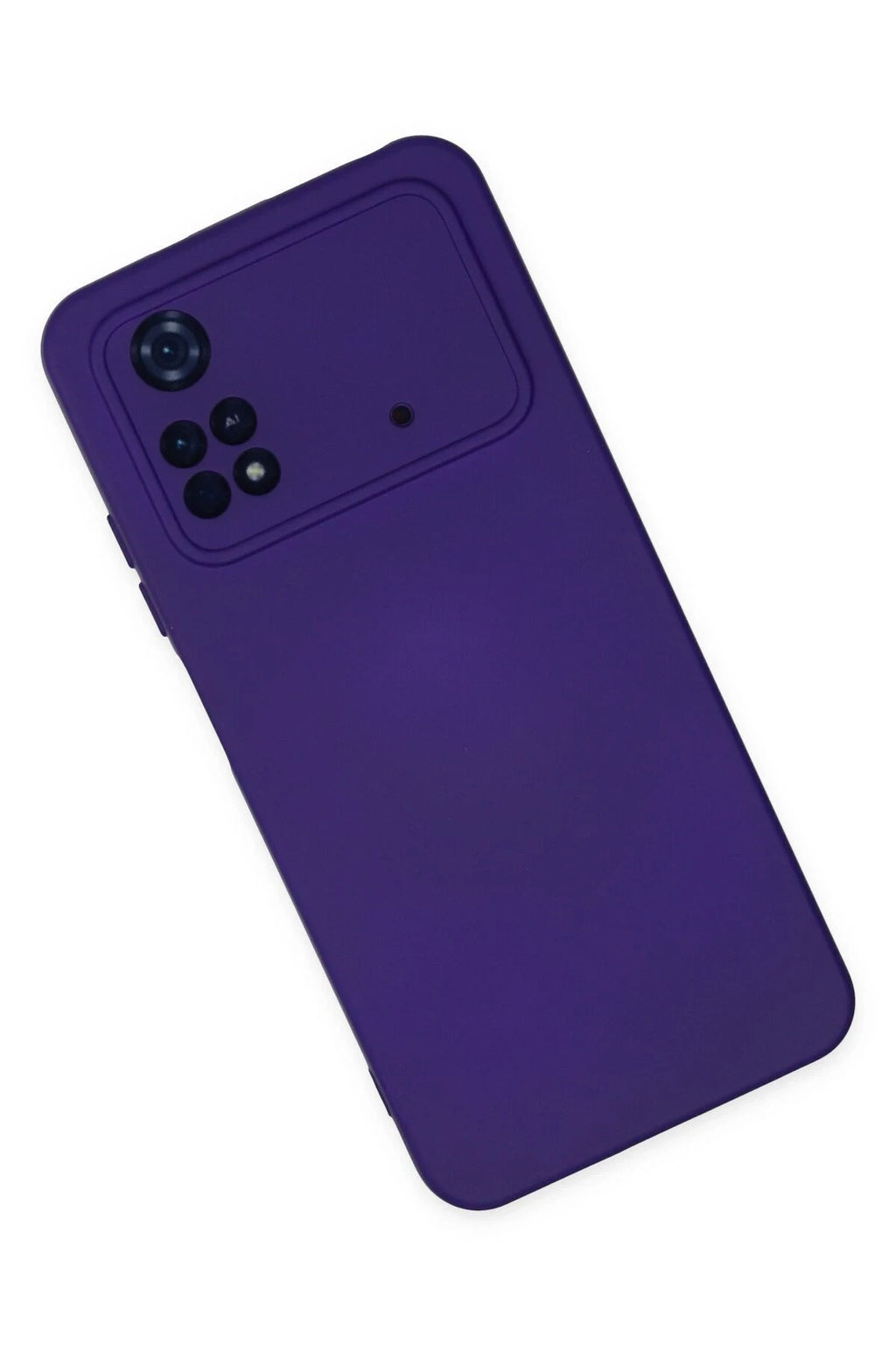 Mey İthalat® Poco M4 Pro 4G Kılıf Nano içi Kadife Silikon - Mor