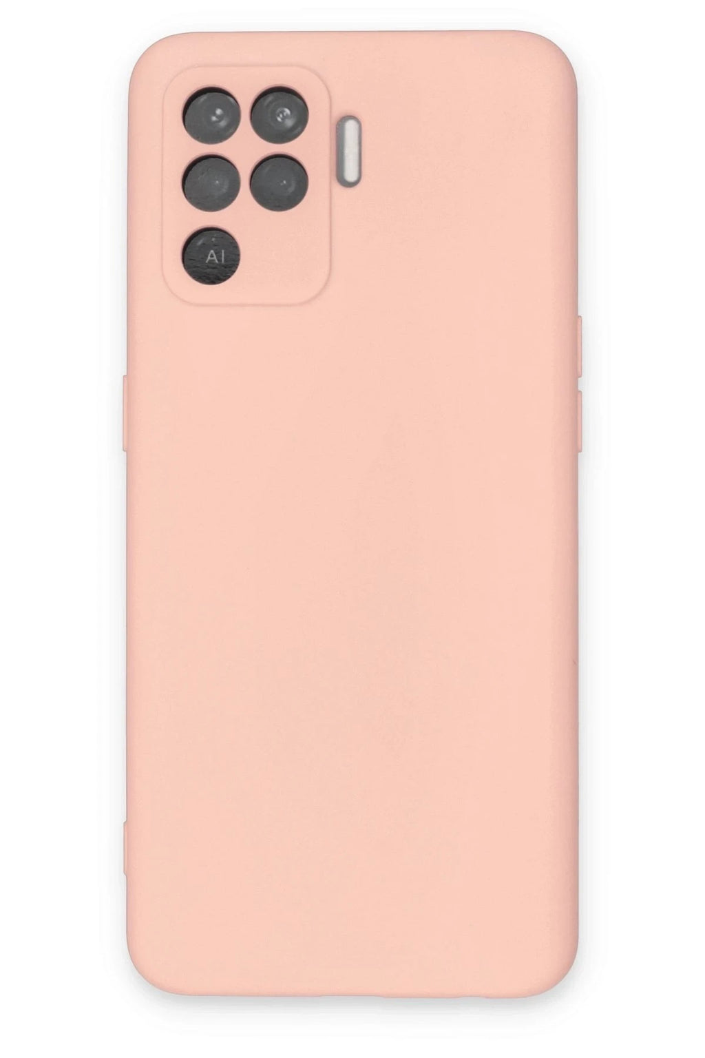 Mey İthalat® Reno 5 Lite Kılıf Nano içi Kadife Silikon - Pudra