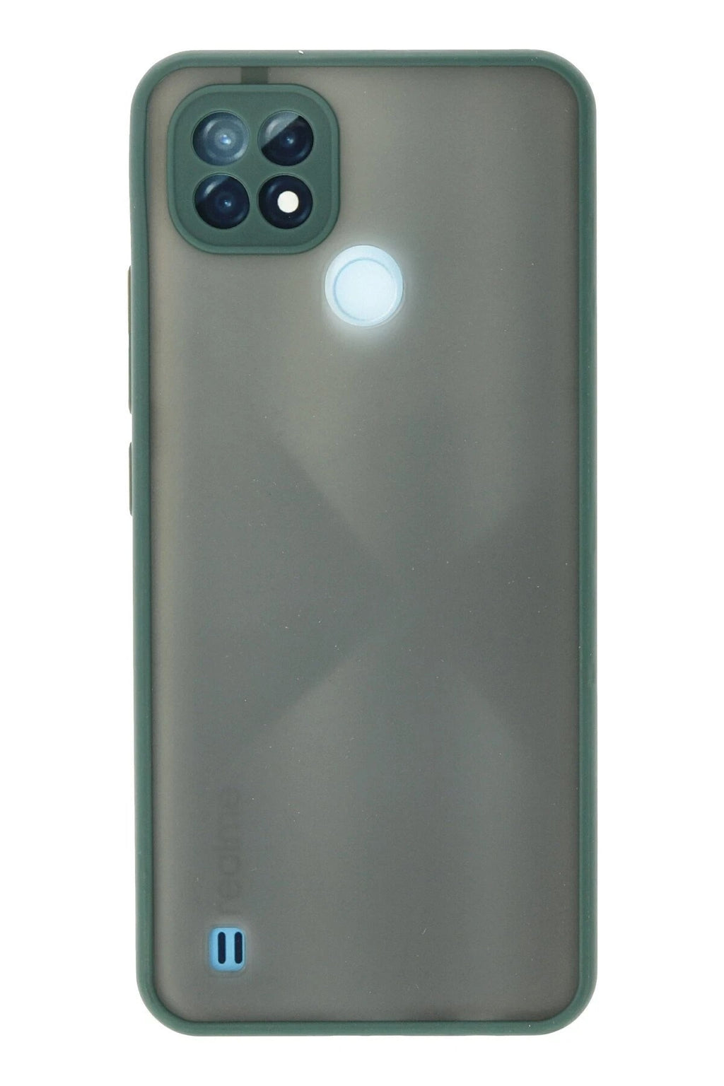 Mey İthalat® Realme C21 Kılıf Montreal Silikon Kapak - Yeşil