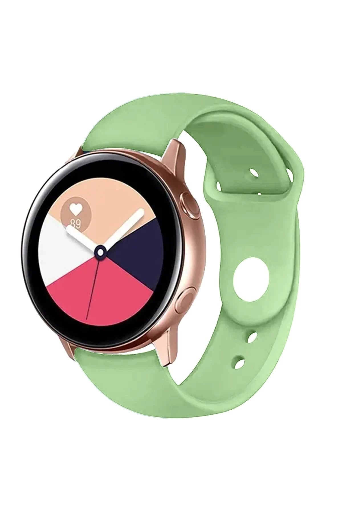 Mey İthalat® Watch 20mm Klasik Kordon - Açık Yeşil