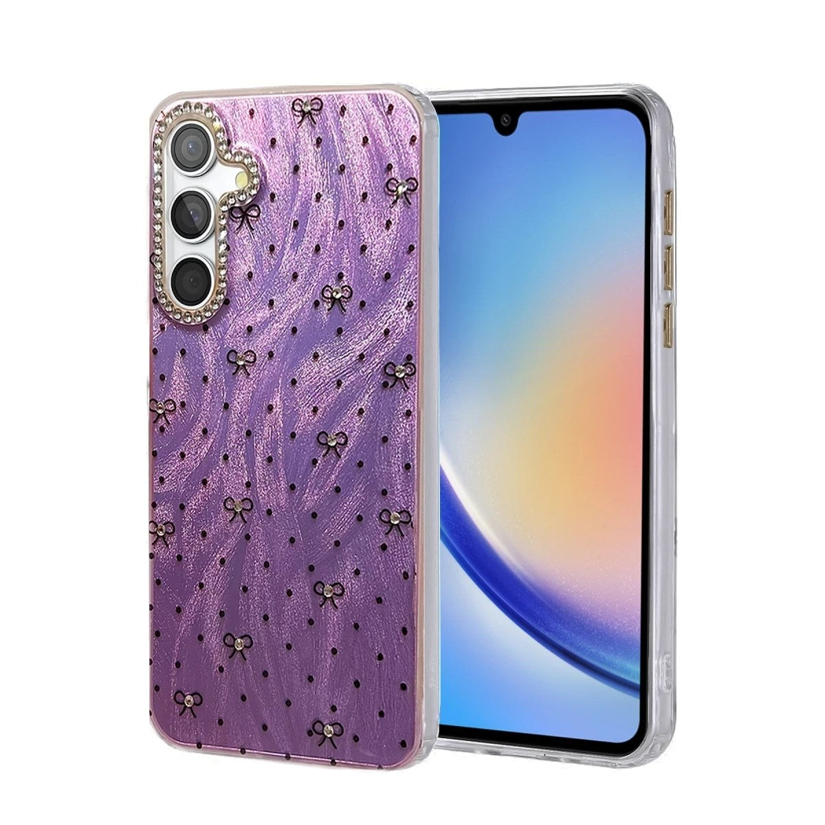 Mey İthalat® Samsung Galaxy A34 5G Kılıf Blade Aynalı Desenli Kapak - Desen 2