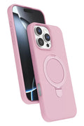 Mey İthalat® iPhone 16 Pro Max Regal Magsafe Standlı Kapak - Açık Pembe