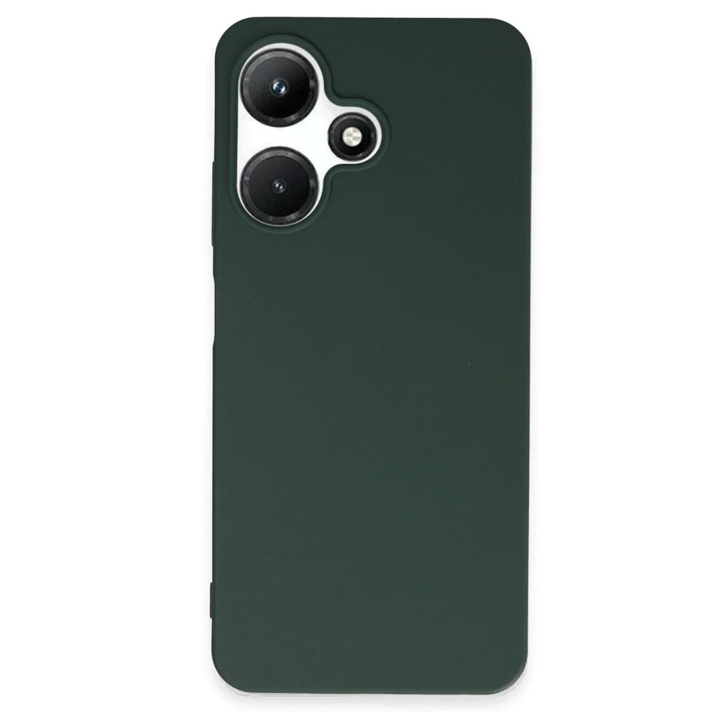 Mey İthalat® İnfinix Hot 30i Kılıf First Silikon - Koyu Yeşil