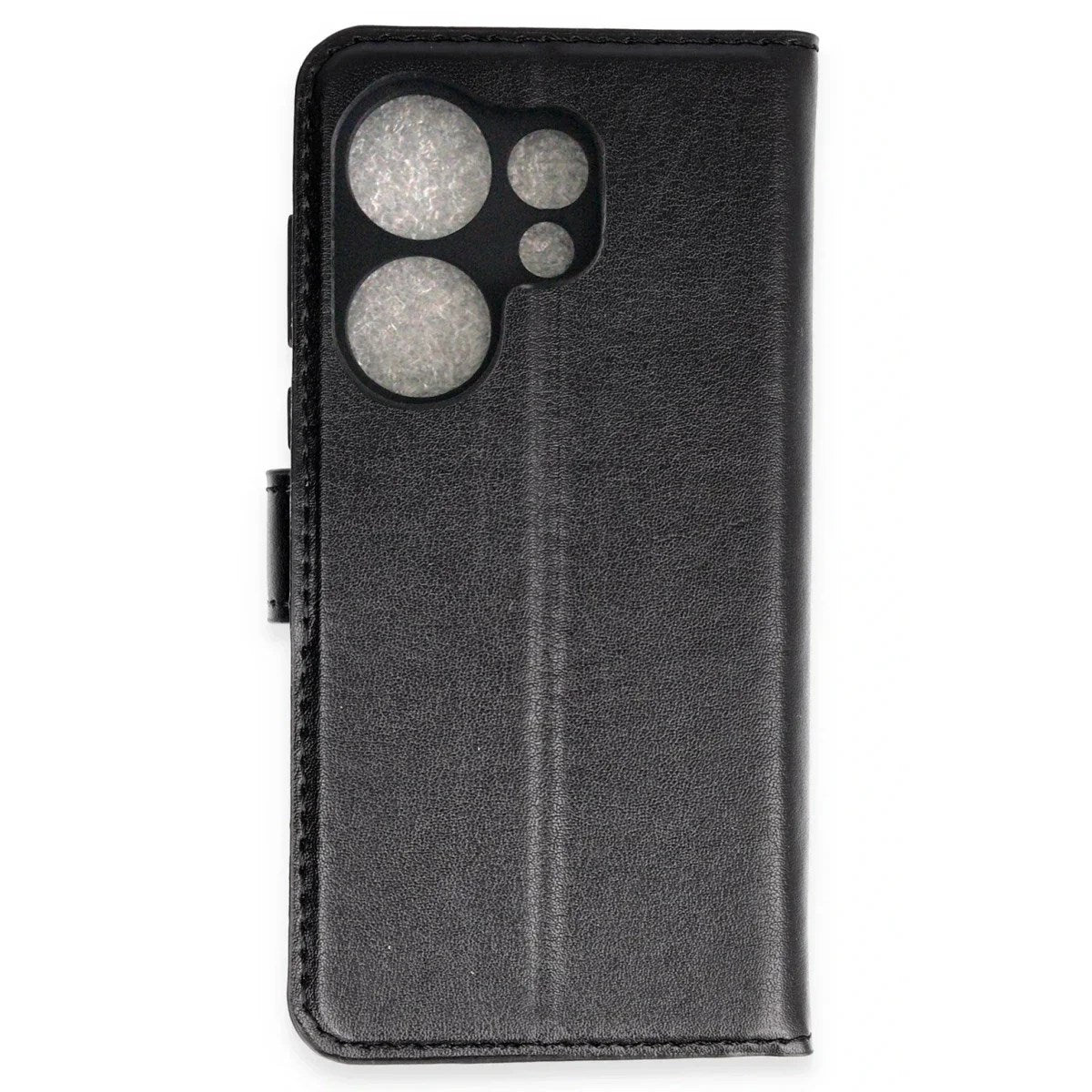 Mey İthalat® Tecno Camon 20 Prime Trend S Plus Kapaklı Kılıf - Siyah
