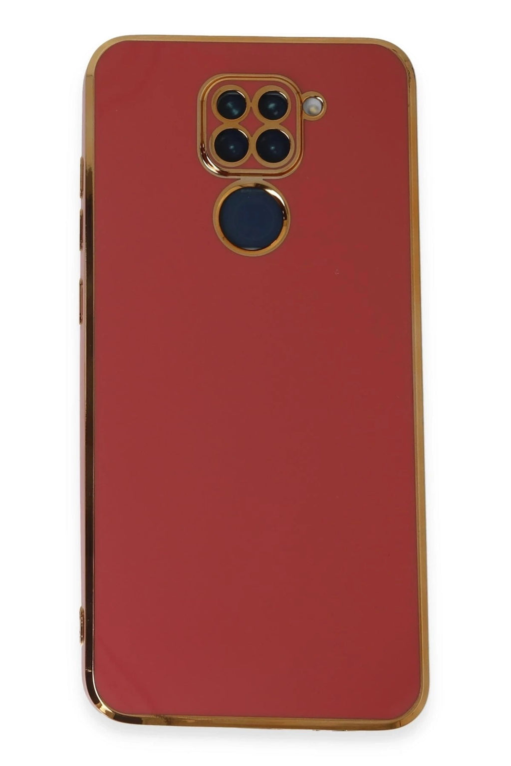 Mey İthalat® Redmi Note 9 Kılıf Volet Silikon - Kırmızı