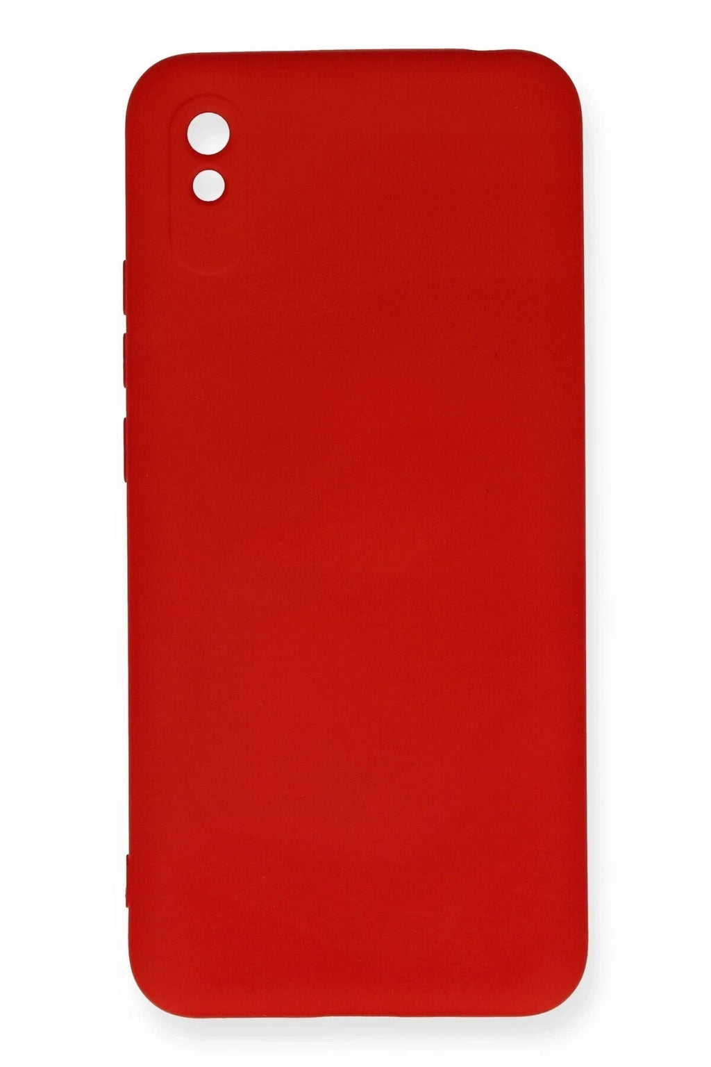 Mey İthalat® Redmi 9A Kılıf Nano içi Kadife Silikon - Kırmızı