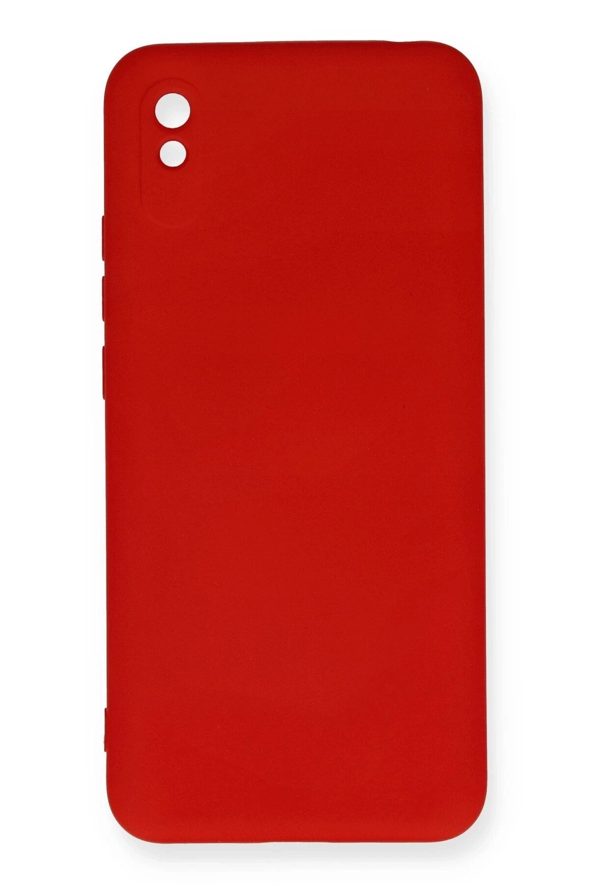 Mey İthalat® Redmi 9A Kılıf Nano içi Kadife Silikon - Kırmızı