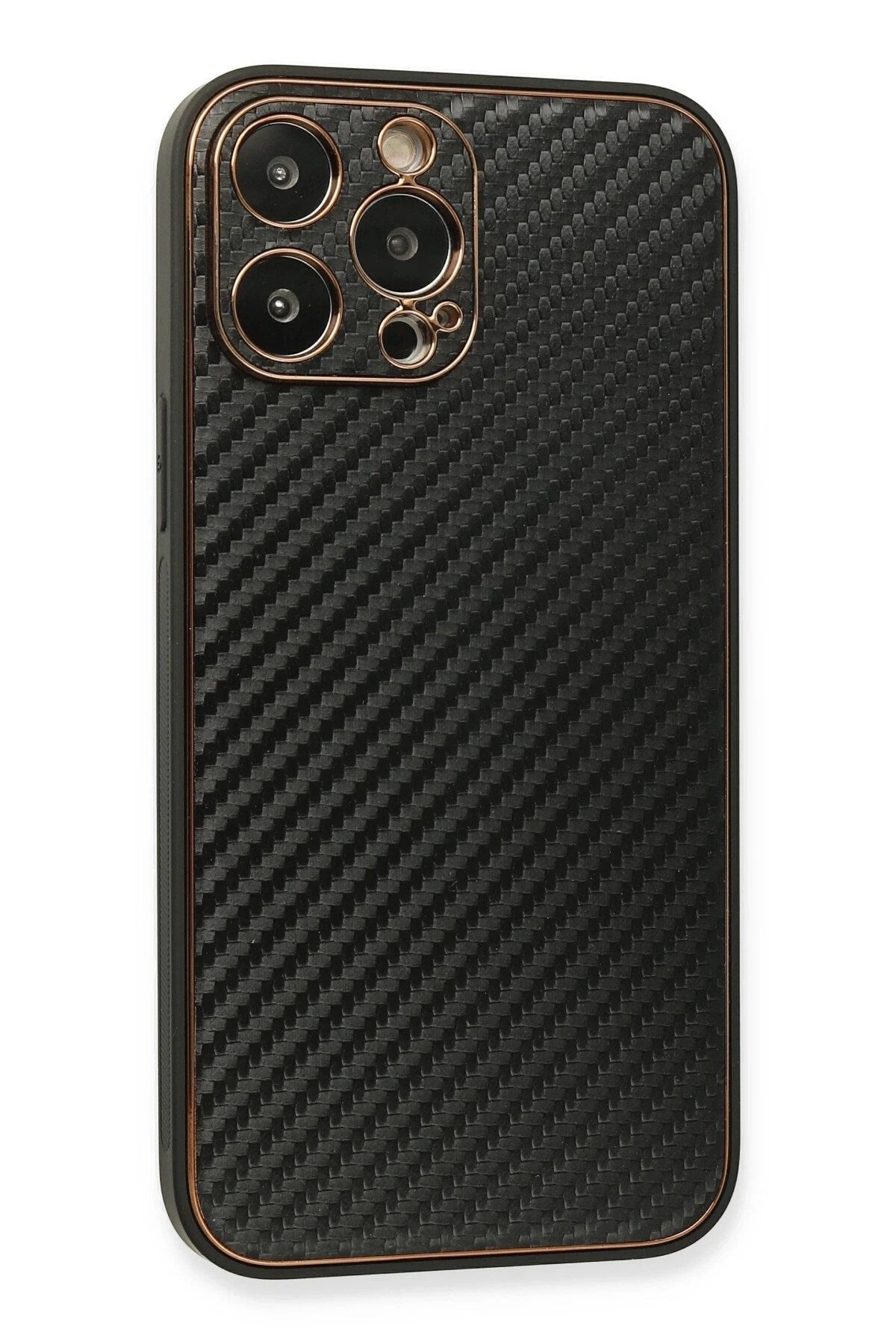 Mey İthalat® iPhone 13 Pro Kılıf Coco Karbon Silikon - Siyah