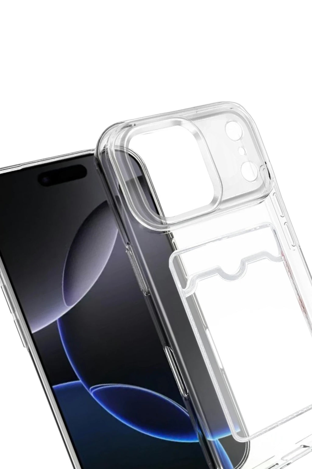 Mey İthalat® iPhone 17 Pro Kart Şeffaf Silikon - Şeffaf