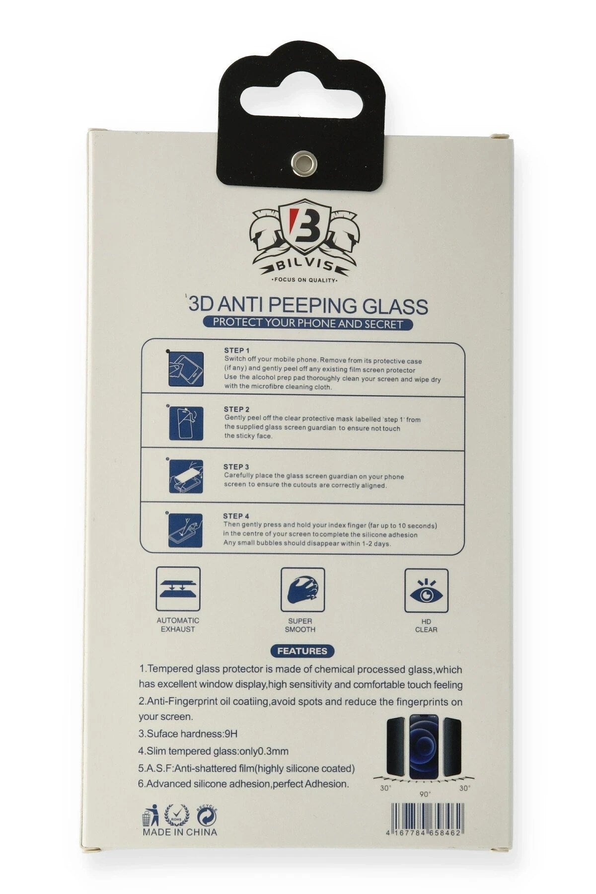 Mey İthalat® Samsung Galaxy S24 Bilvis Hayalet Cam Ekran Koruyucu