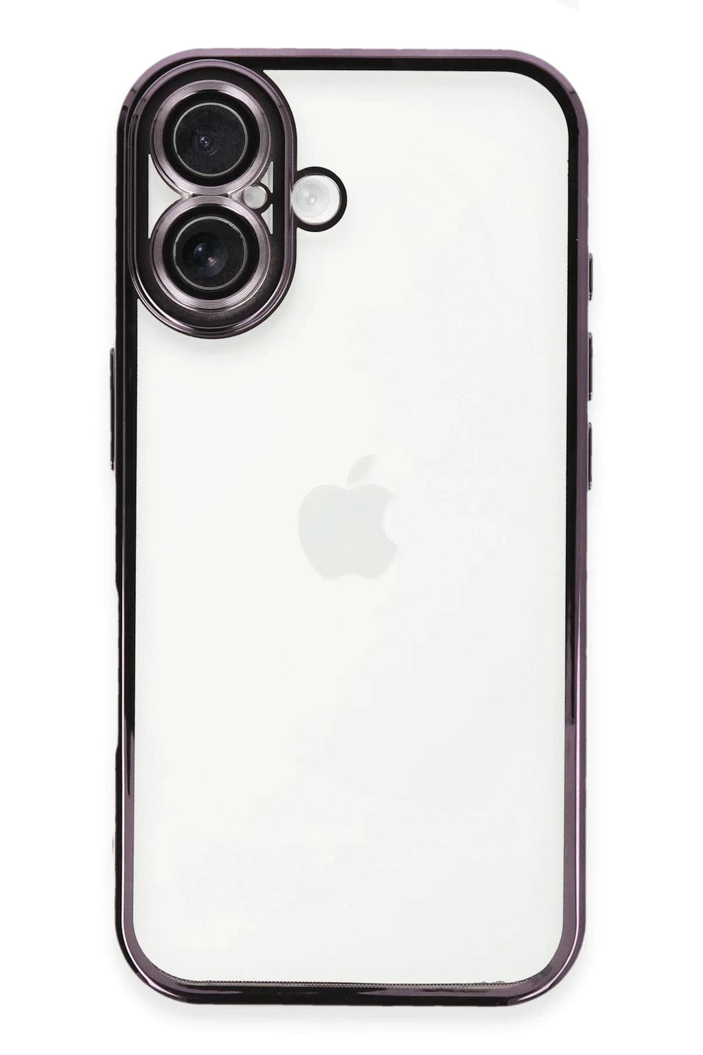 Mey İthalat® iPhone 16 Plus Kılıf Lensli Silikon - Mor