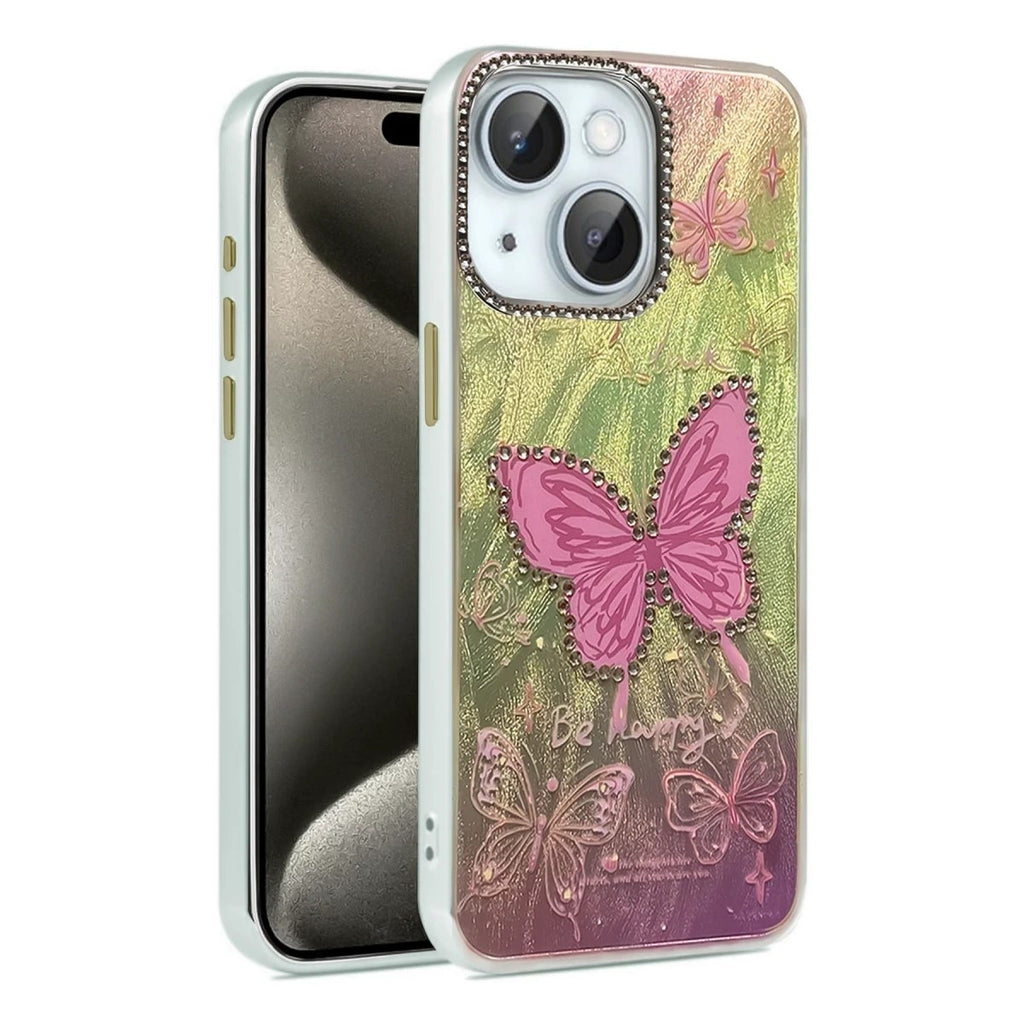 Mey İthalat® iPhone 14 Kılıf Blade Aynalı Desenli Kapak - Desen 5