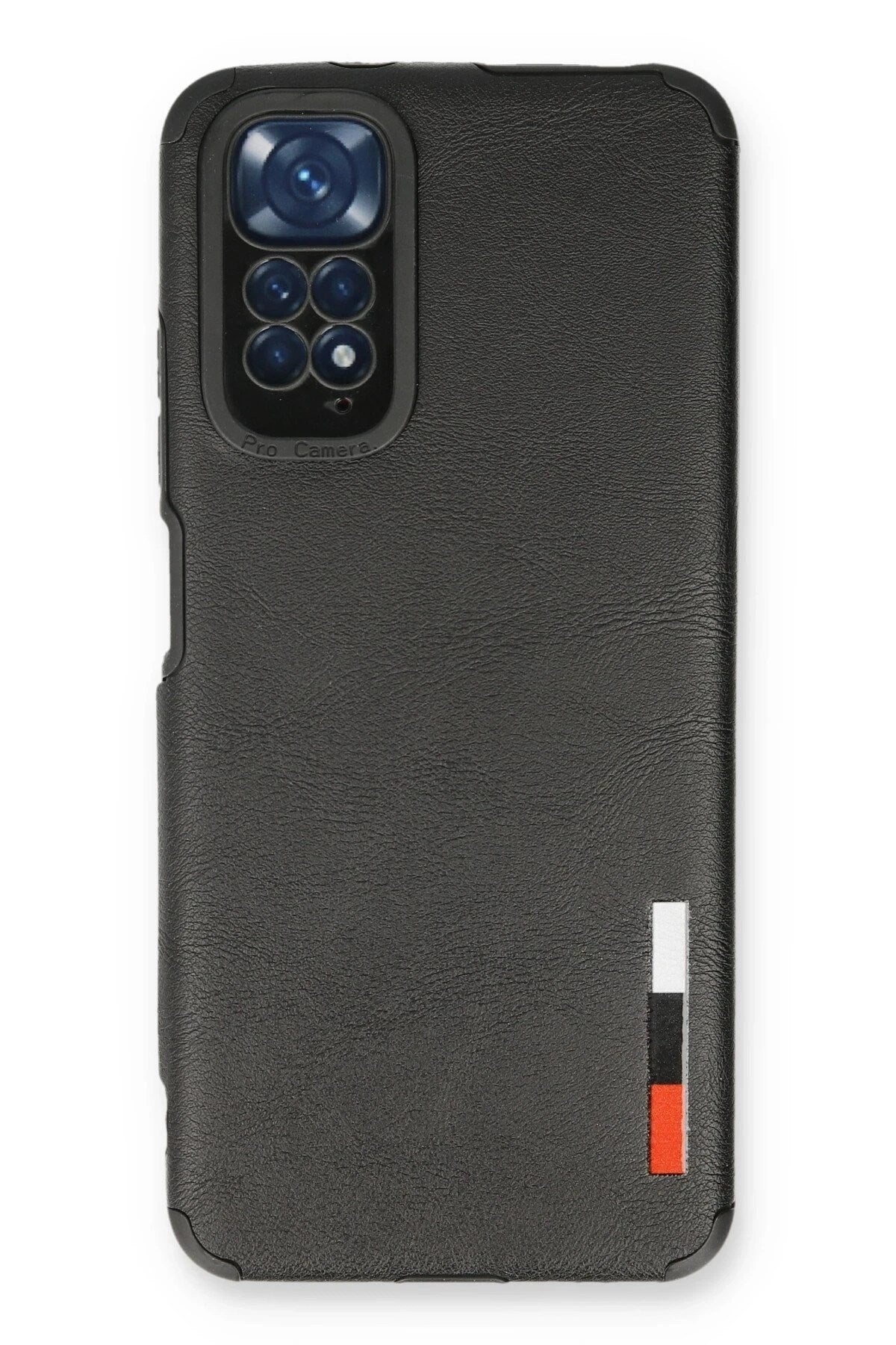 Mey İthalat® Redmi Note 11 Kılıf Loop Deri Silikon - Siyah