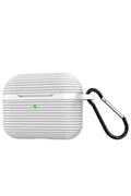 Mey İthalat® Airpods Pro 3 (3.nesil) Raven Silikon Kılıf - Beyaz
