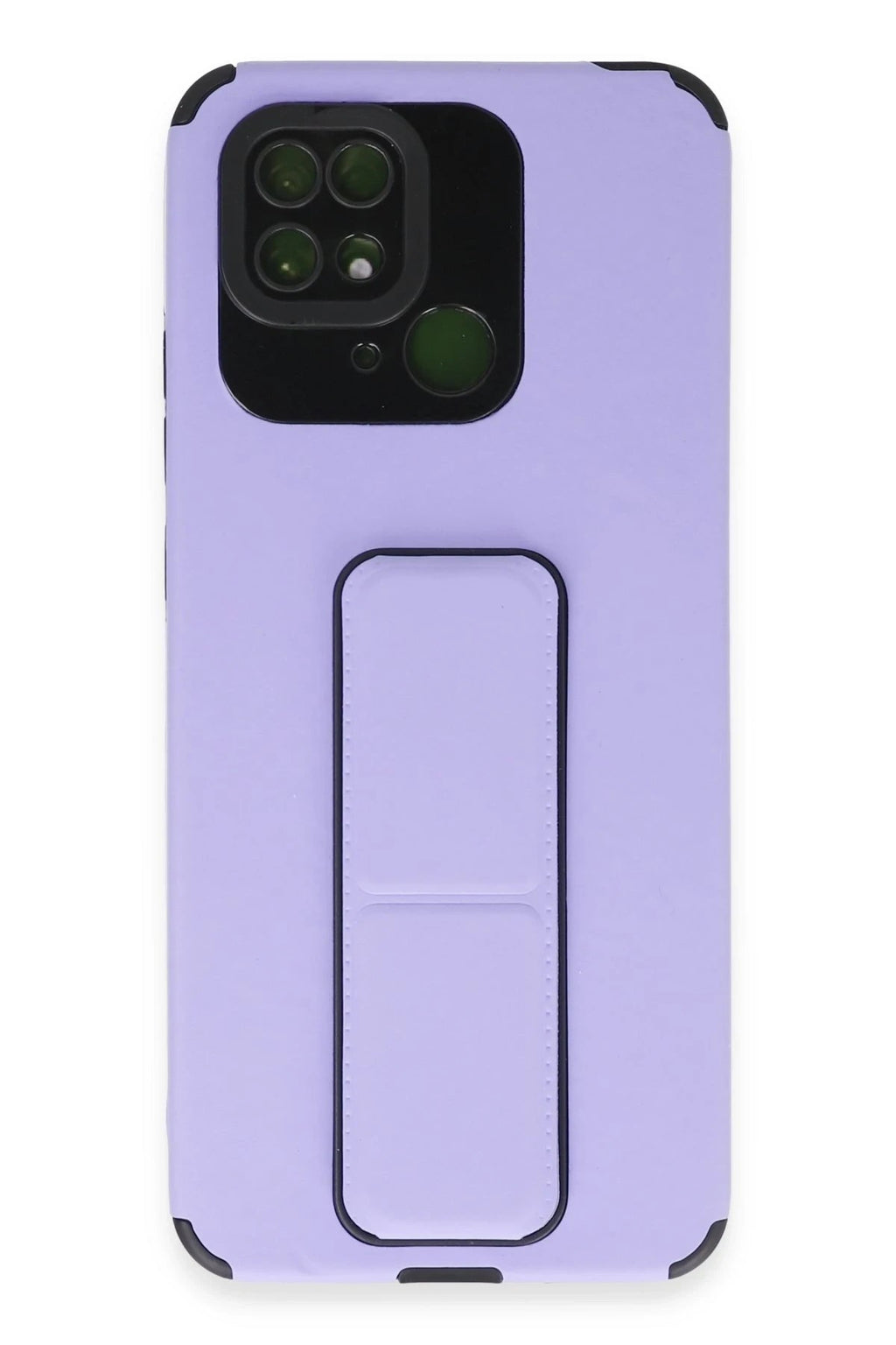 Mey İthalat® Redmi 10C Kılıf Mega Standlı Silikon - Lila