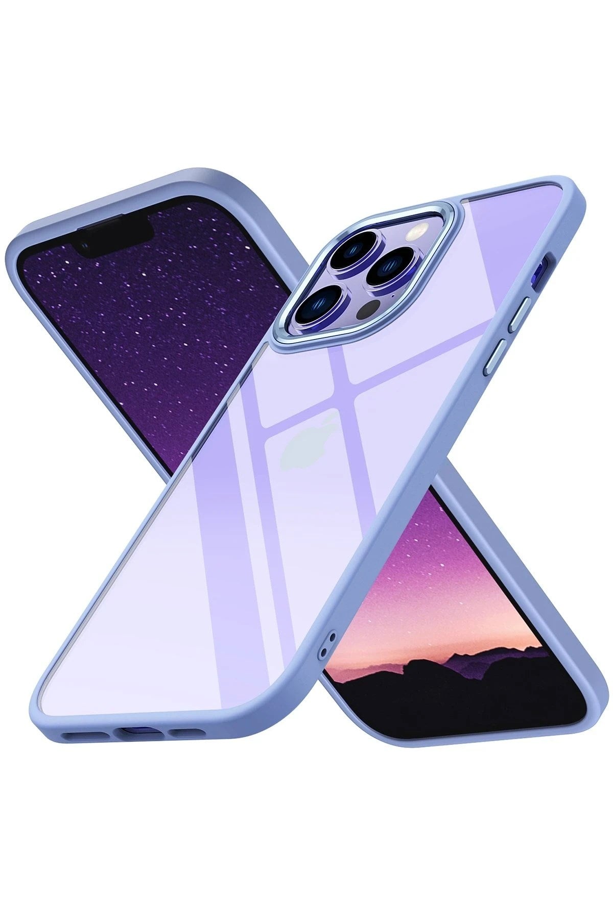 Mey İthalat® iPhone 14 Pro Max Kılıf Power Silikon - Lila