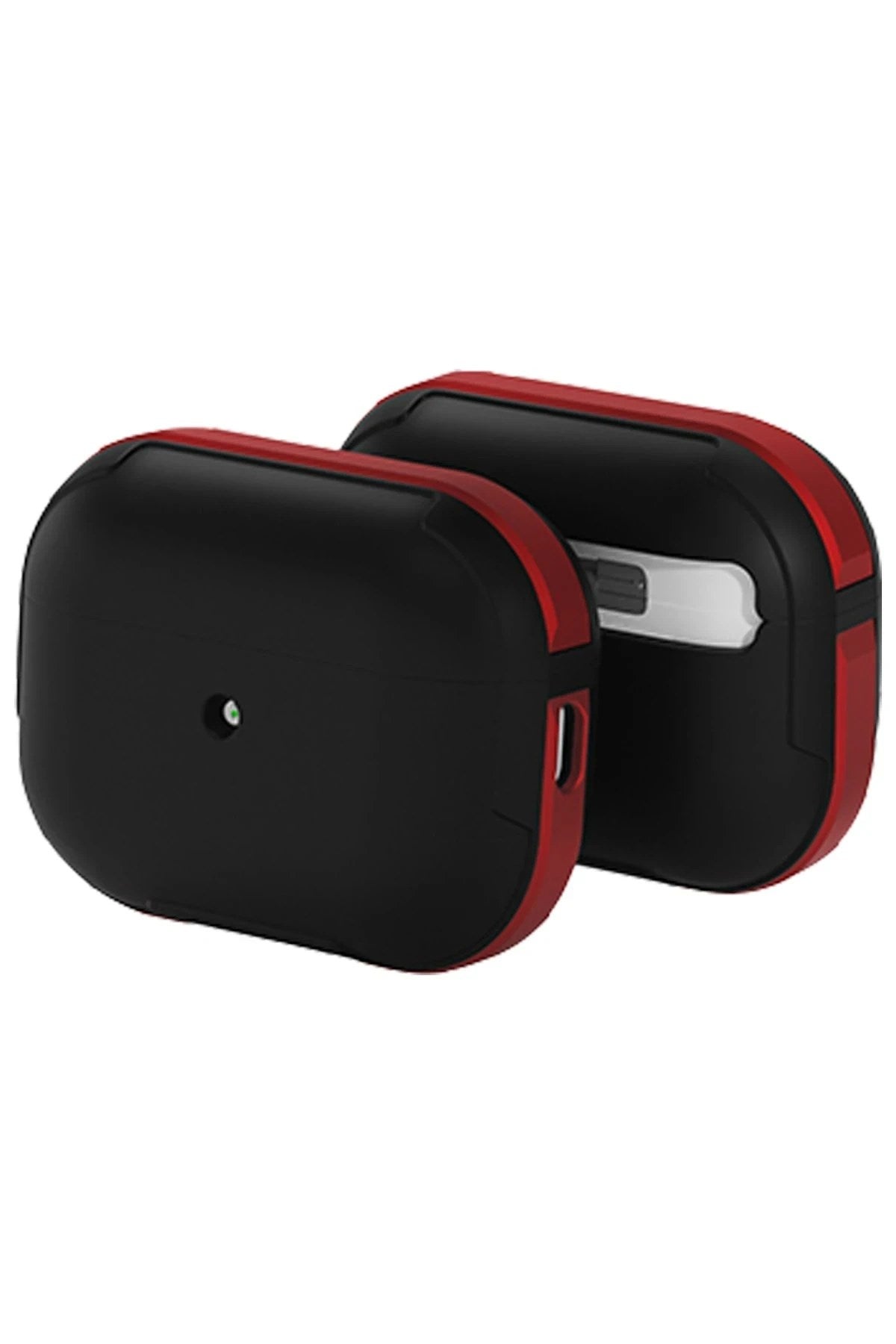 Mey İthalat® Airpods Pro 2 (2.nesil) MO-A8 Armor Kılıf - Kırmızı