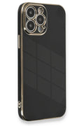 Mey İthalat® iPhone 13 Pro Kılıf Volet Silikon - Siyah