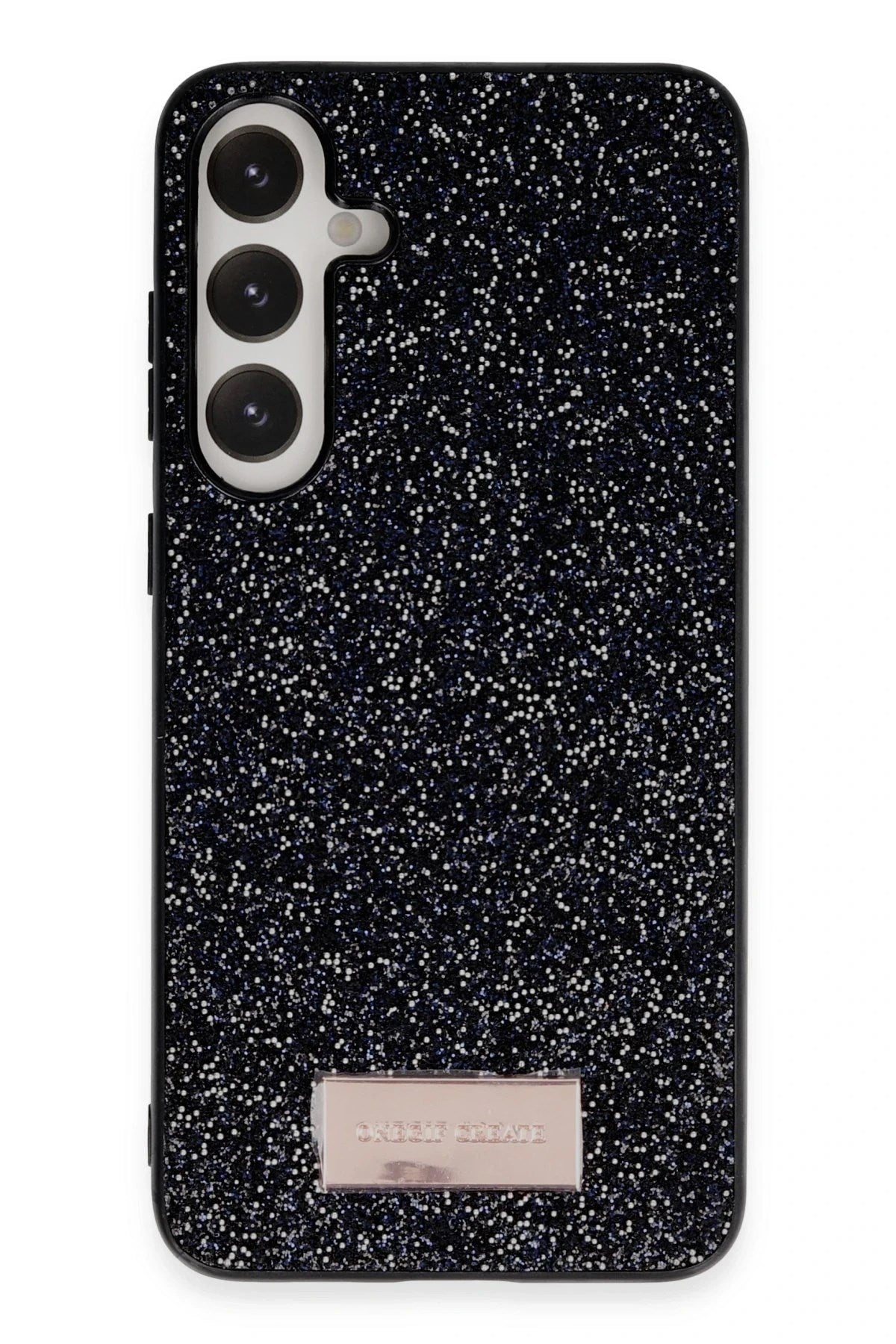 Mey İthalat® Samsung Galaxy A25 5G Bright Simli Kapak - Siyah