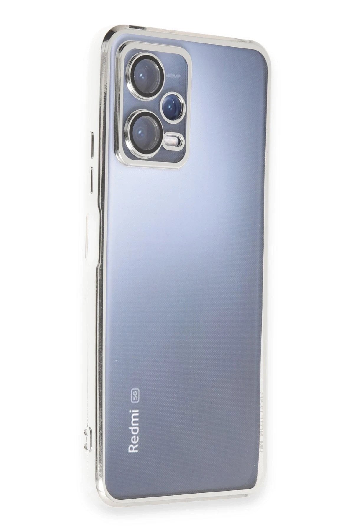 Mey İthalat® Redmi Note 12 5G Kılıf Lensli Silikon - Gold