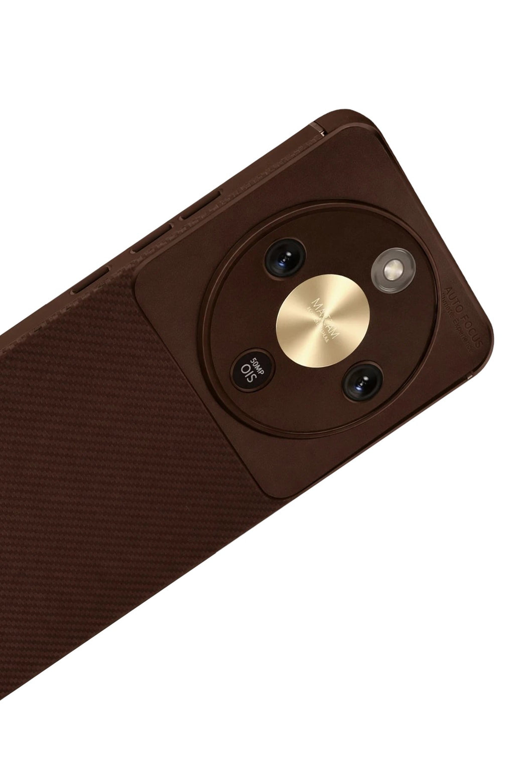 Mey İthalat® Huawei Honor Magic 8 Lite Auto Focus Karbon Kapak - Kahverengi