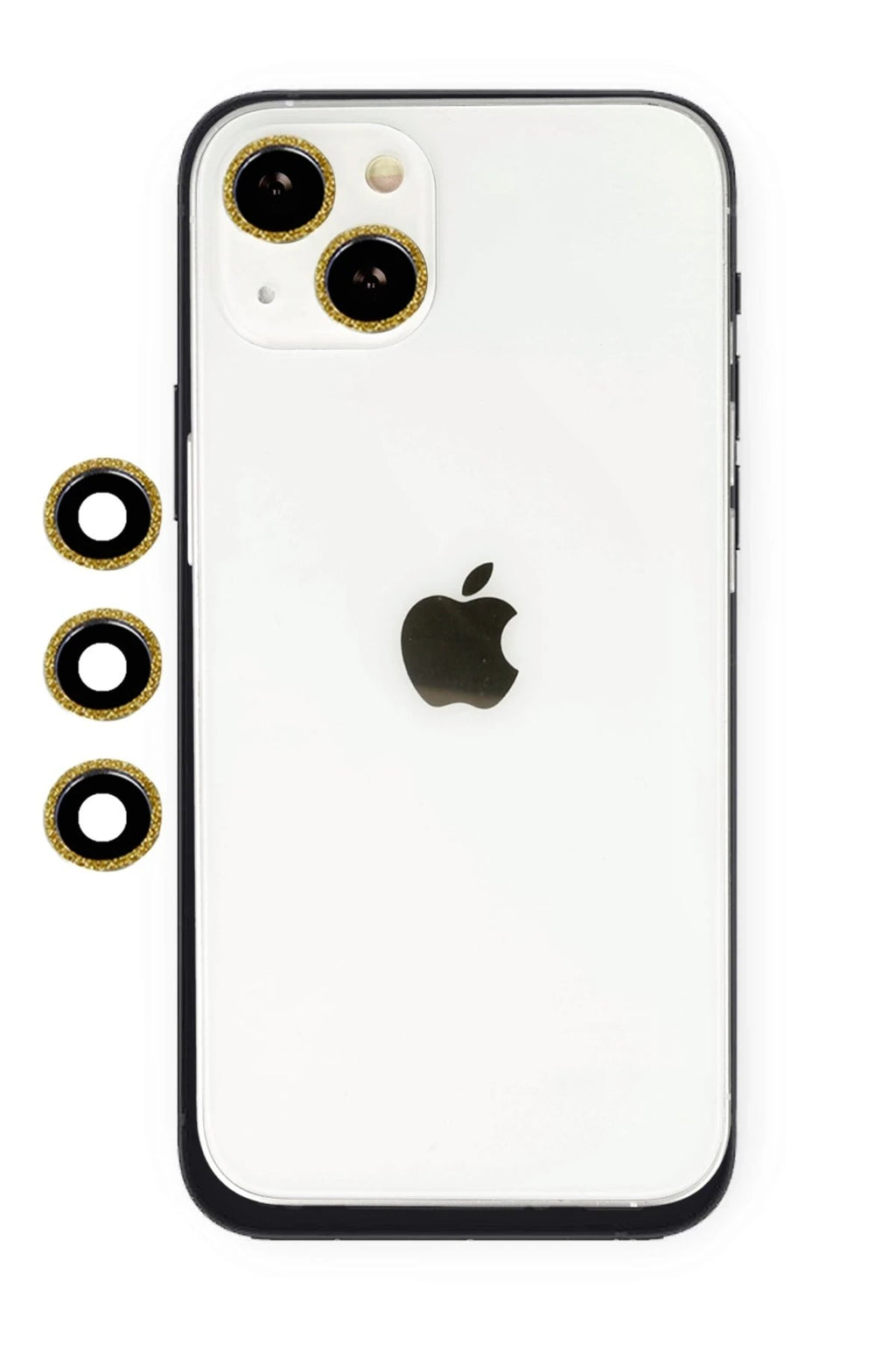 Mey İthalat® iPhone 14 Shine Kamera Lens - Gold