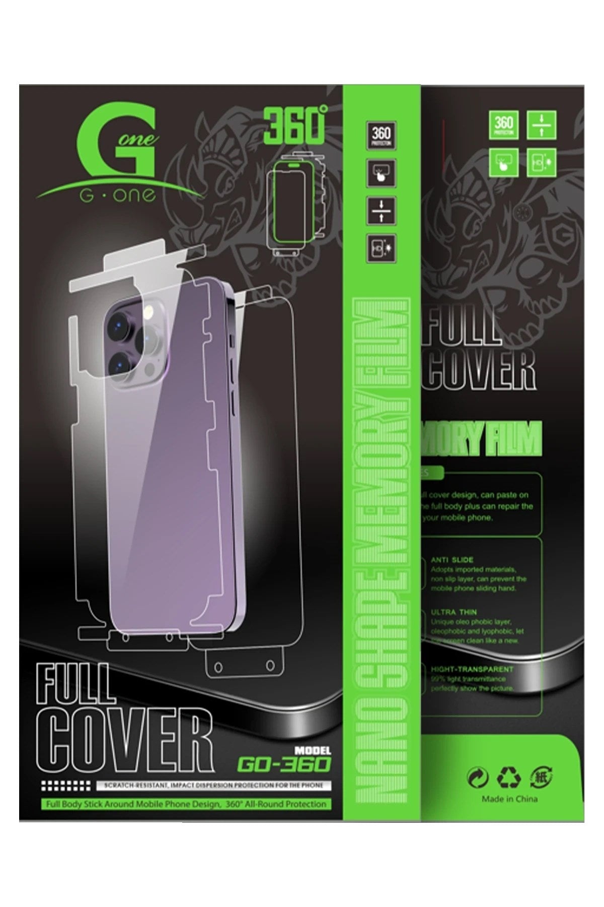 Mey İthalat® iPhone 16 Pro 360 Full Body Arka Koruyucu