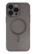 Mey İthalat® iPhone 13 Pro Kılıf Moshi Lens Magneticsafe Silikon - Füme
