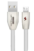 Mey İthalat® S53 Led Işıklı Micro USB Kablo 1M 3A - Beyaz