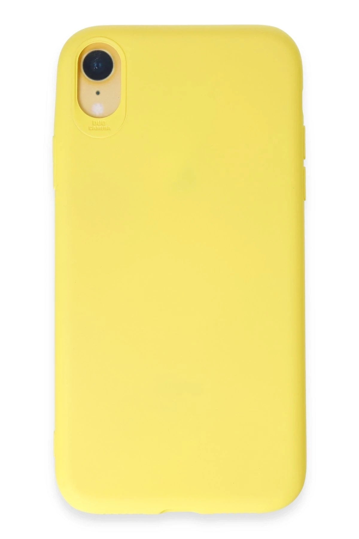 Mey İthalat® iPhone XR Kılıf First Silikon - Sarı