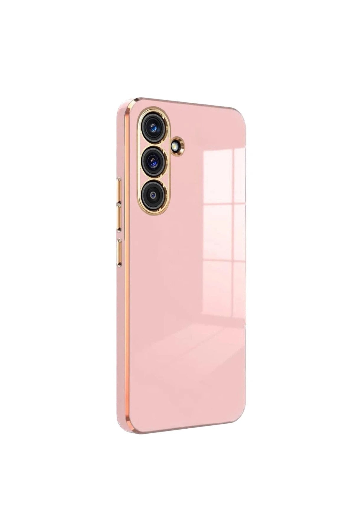 Mey İthalat® Samsung Galaxy S24 FE Kılıf Volet Silikon - Pembe