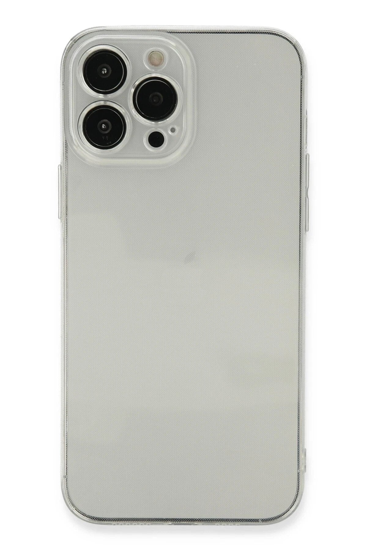 Mey İthalat® iPhone 13 Pro Max Kılıf Fly Lens Silikon - Şeffaf