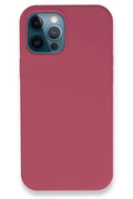 Mey İthalat® iPhone 12 Pro Kılıf Lansman Legant Silikon - Fuşya