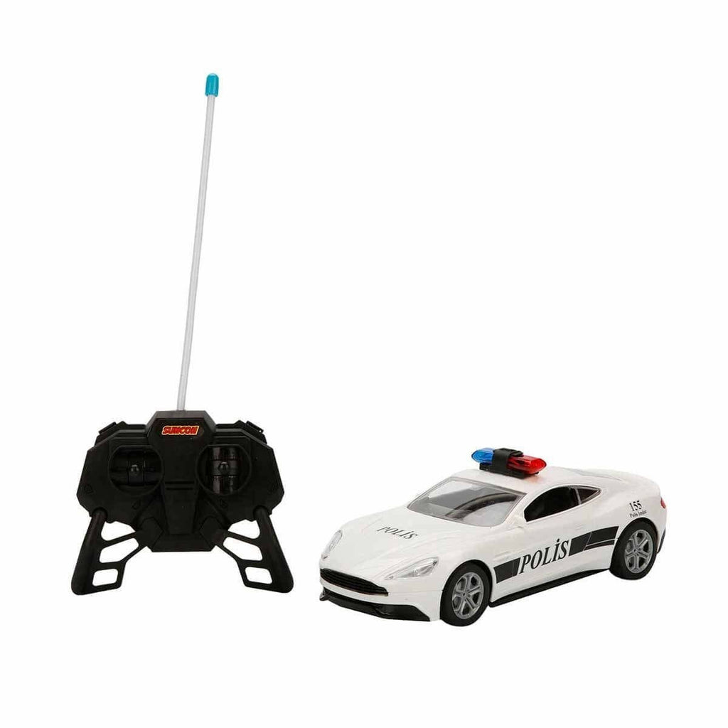 20357 Uzaktan Kumandalı Suncon Işıklı Polis Arabası 21 cm