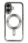 Mey İthalat® iPhone 16 Kılıf Kross Magneticsafe Kapak - Titan Gri