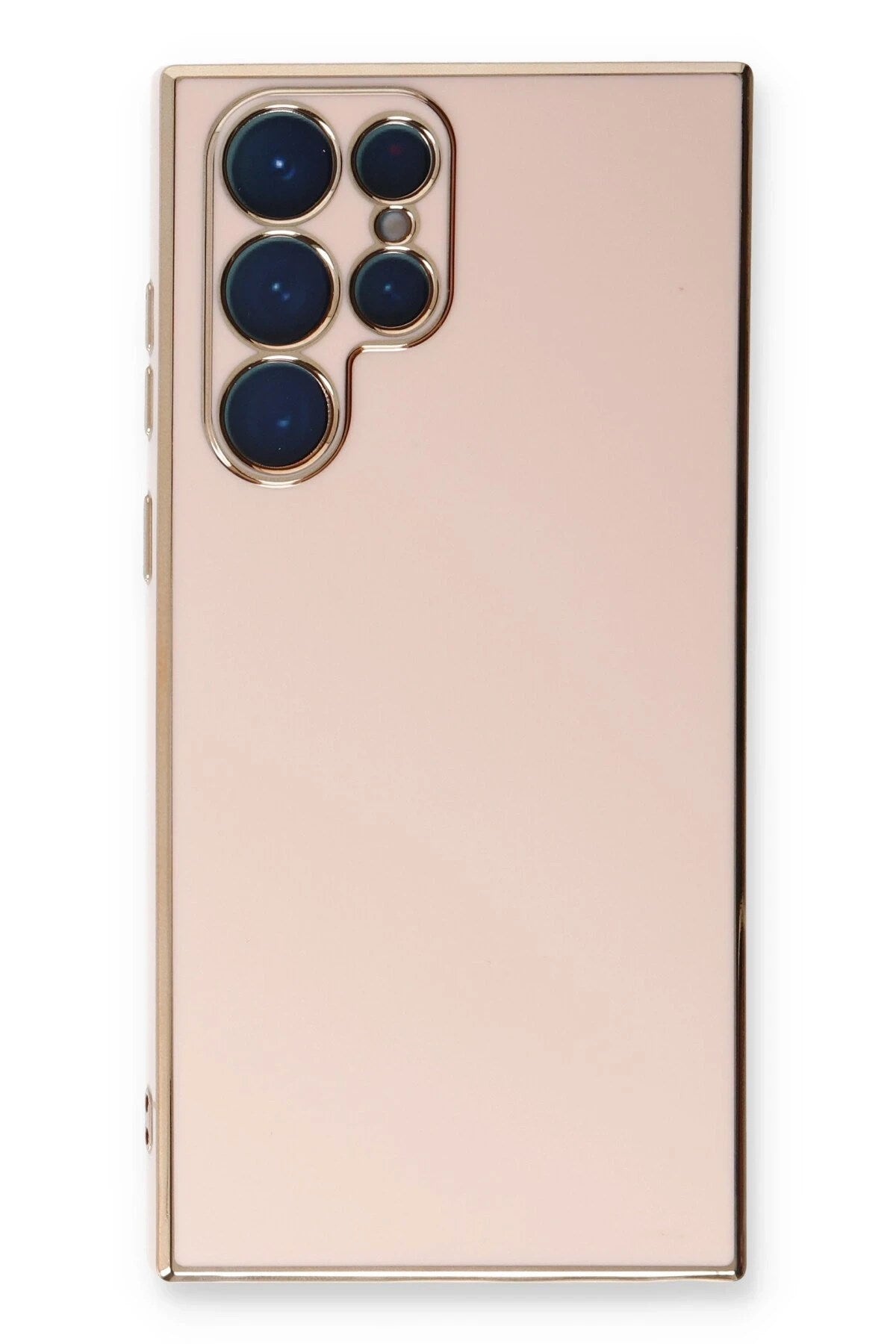 Mey İthalat® Samsung Galaxy S22 Ultra Kılıf Volet Silikon - Pembe