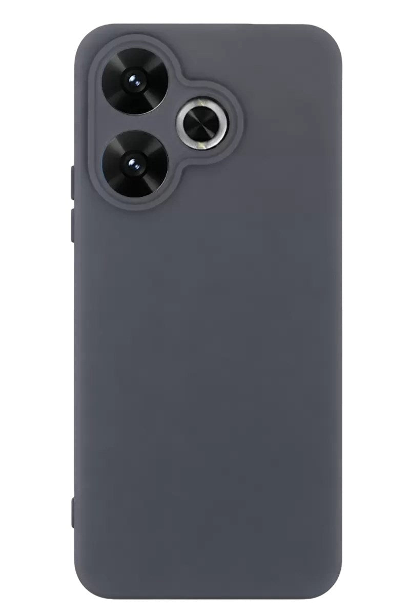Mey İthalat® Redmi 13 4G Kılıf First Silikon - Gri
